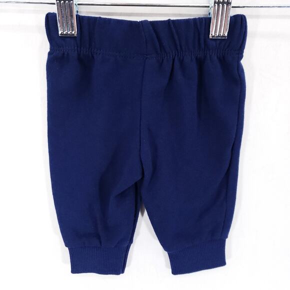 Carters Shirt Pants Two Piece Set Baby Newborn Cream Blue Polar Bear Comfort - Picture 5 of 7